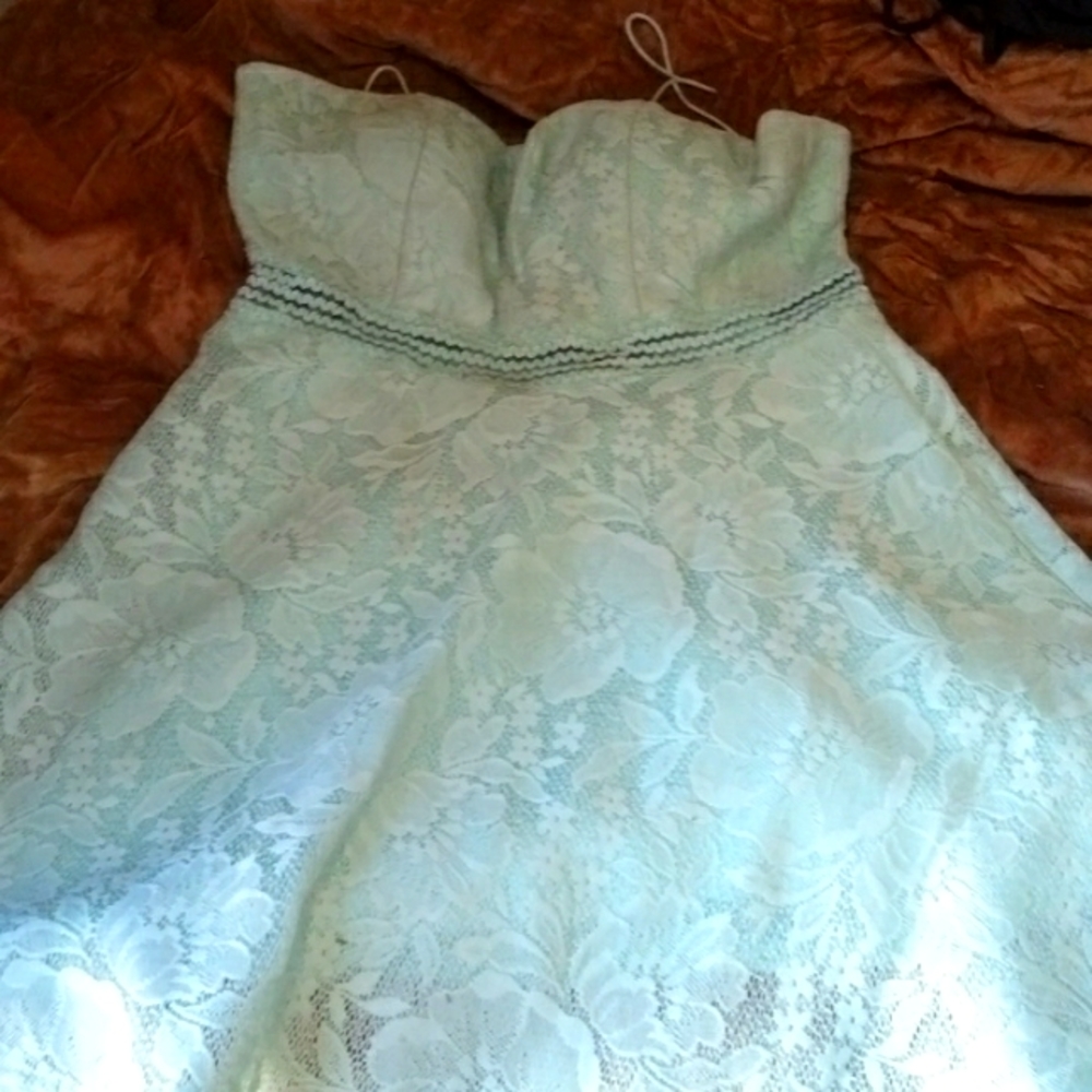 Blue dress